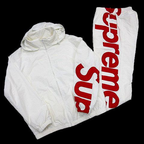 売れてます シュプリーム Supreme 21ss スペルアウト Spellout Track Jacket Pant 上下 セットアップ トラック ジャケット M パンツ S 白 安い買取 大阪 Triplex Ee