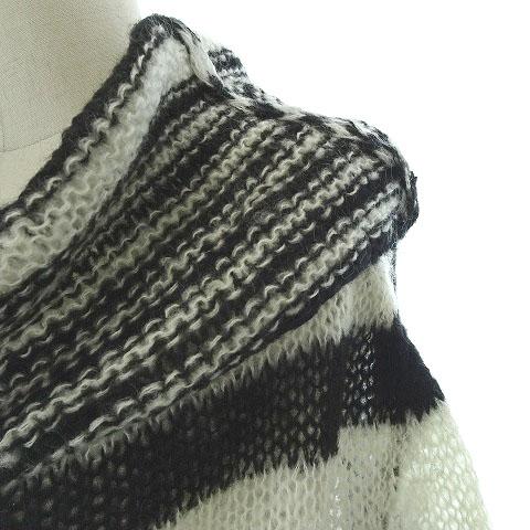 中古 アレキサンダーマックイーン ワンピース プルオーバー ニット 長袖 ボーダー オフタートル モヘヤの通販はau Pay マーケット ブランド古着のベクトル 商品ロットナンバー