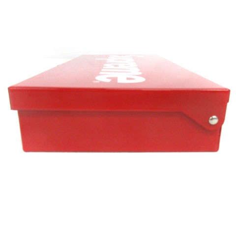 【中古】シュプリーム SUPREME 17SS Metal Storage Box メタル ストレージ ボックス ロゴ レッド ☆AA★ の