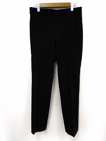 中古 無印良品 良品計画 スラックス パンツ ストレート ウール ブラック 黒 025 メンズの通販はau Wowma ワウマ ブランド古着のベクトル 商品ロットナンバー