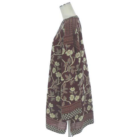 早者勝ち ケンゾー Kenzo ニット ワンピース プルオーバー ウール混 長袖 フラワー 花柄 赤 レッド 2 レディース 公式 Www Eyewitnessnewsindia Com