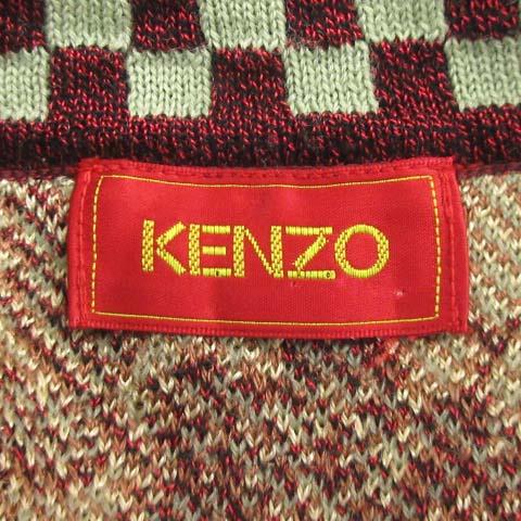 早者勝ち ケンゾー Kenzo ニット ワンピース プルオーバー ウール混 長袖 フラワー 花柄 赤 レッド 2 レディース 公式 Www Eyewitnessnewsindia Com