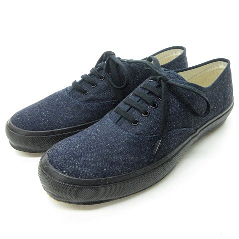 【中古】未使用品 オールドジョー OLDJOE DECK SHOES INDIGO デッキシューズ スニーカー キャンバス インディゴ 8