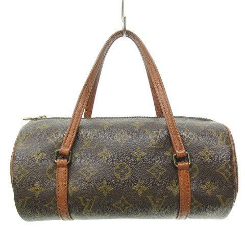 【中古】ルイヴィトン LOUIS VUITTON M51366 パピヨン26 モノグラム ハンドバッグ ミニバッグ 茶 ブラウン