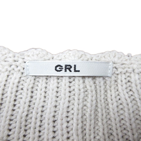 中古 グレイル Grl ニット セーター カットソー 長袖 無地 袖フレア F 白 レディース レディースの通販はau Pay マーケット ブランド古着のベクトル 商品ロットナンバー