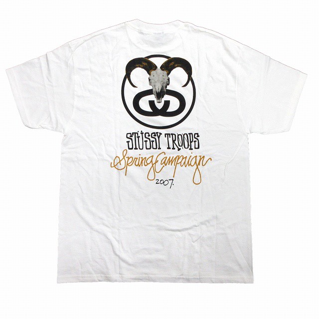 驚きの値段 未使用品 ステューシー Stussy Troops Spring Campaign 07 ロゴ Tシャツ カットソー デッドストック 完売 Omegastationery Com