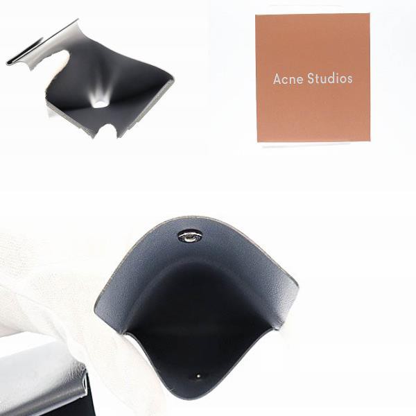 中古 アクネ ストゥディオズ Acne Studios レザー 3つ折り カード