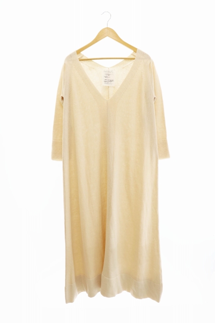 最安値挑戦 カオス Chaos コットン リネン ニット ワンピース Cher F ベージュ ブランド古着ベクトル 0070 レディース Seal限定商品 Www Kaneorthotics Co Nz