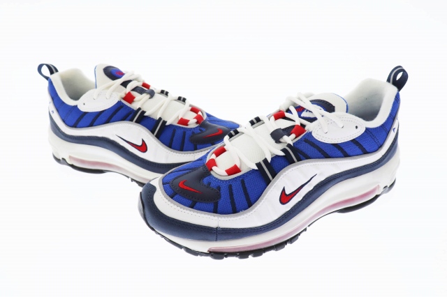 Sale 公式通販 直営店限定 ナイキ Nike Air Max 98 Gundam エア マックス ガンダム 100 25 5 ホワイト ブルー 0105 わけあり並の激安価格 Icctower Mn