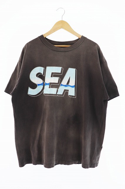 Tシャツ 【中古】ウィンダンシー WIND AND SEA × セントマイケル 