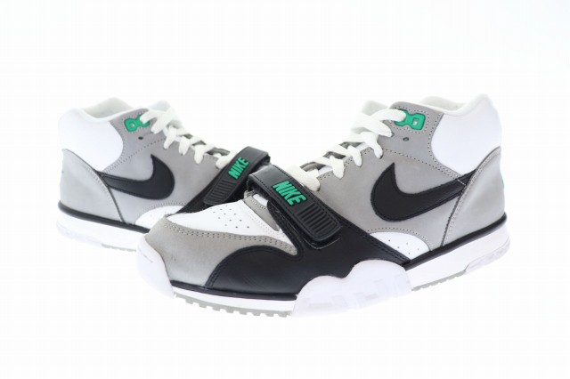 【中古】ナイキ NIKE AIR TRAINER 1 MID CHLOROPHYLL エア トレーナー ミッド DM0521-100 27.5 灰 ▲■ 220708/107