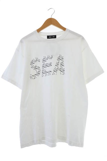 【中古】ウィンダンシー WIND AND SEA ×JUN MATSUI ジュン マツイ JM STUDIO T-SHIRT 半袖 Tシャツ L 白 220707/103