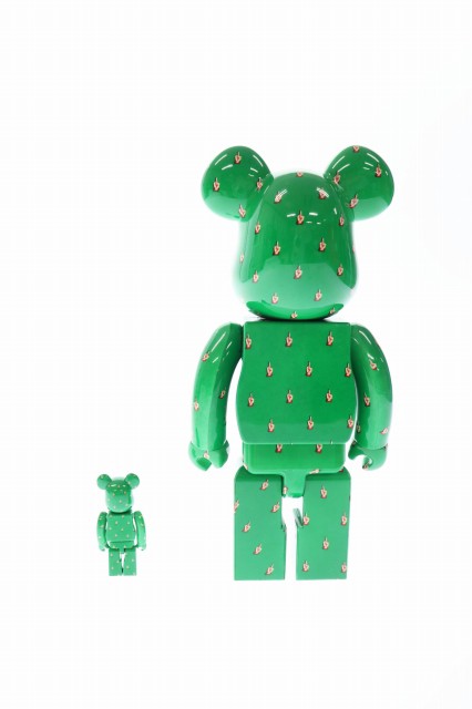 【中古】アンダーカバー UNDERCOVER ×BE@RBRICK ベアブリック FUCK FINGER フィギュア 400% & 100%