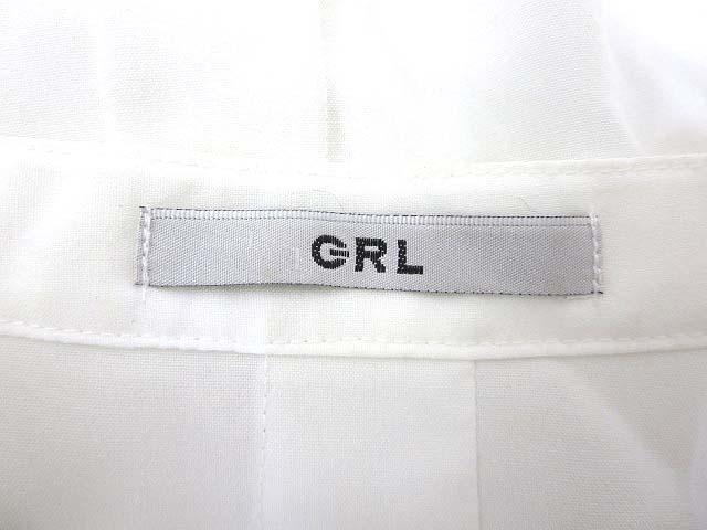中古 Grl グレイル シンプル スキッパー ヘム プルオーバー 七分袖 シャツ L ホワイト レディースの通販はau Wowma ワウマ ブランド古着のベクトル 商品ロットナンバー