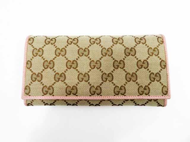中古 グッチ Gucci Gg柄 キャンバス 二つ折り 長財布 ピンク ブランド古着ベクトル 0429 の通販はau Pay マーケット ブランド古着のベクトル 商品ロットナンバー