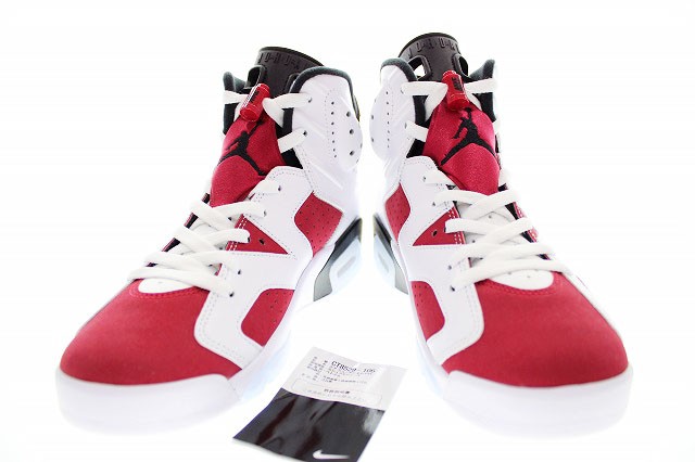 【中古】未使用 ナイキ NIKE AIR JORDAN 6 RETRO CARMINE 2021 27cm CT8529-106 エアジョーダン カーマイン 220705