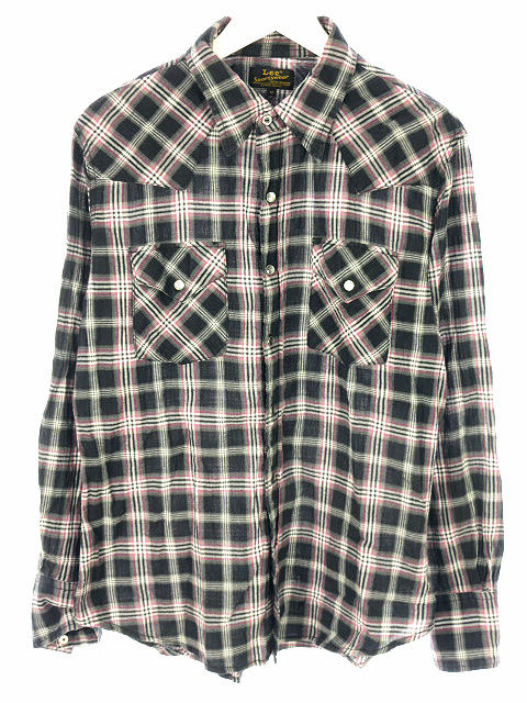 中古 リー Lee Sportswear チェック シャツ M 長袖 ピンク系 グレー系 トップス メンズの通販はau Pay マーケット ブランド古着のベクトル 商品ロットナンバー