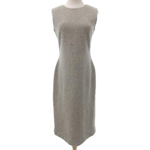 希少 フォクシー Foxey カシミヤ ニット ワンピース ロング 起毛 ウール混 42 Xlサイズ グレージュ レディース 史上最も激安 Icctower Mn