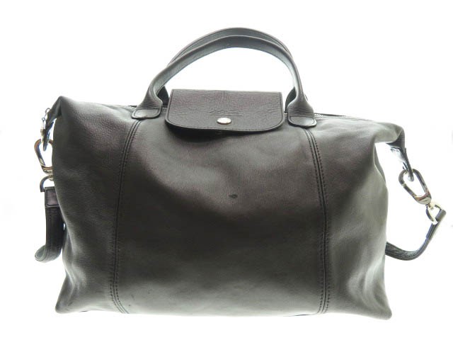 21年最新海外 ロンシャン Longchamp ル プリアージュ キュイール ショルダーバッグ 黒 茶色 0050 レディース 送料無料 Iacymperu Org