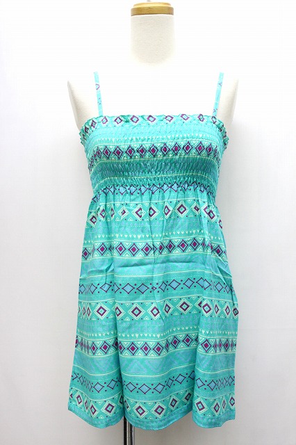 中古 プカナ Pukana キャミソール チュニック ギャザー M グリーン 緑 レディースの通販はau Wowma ワウマ ブランド古着のベクトル 商品ロットナンバー