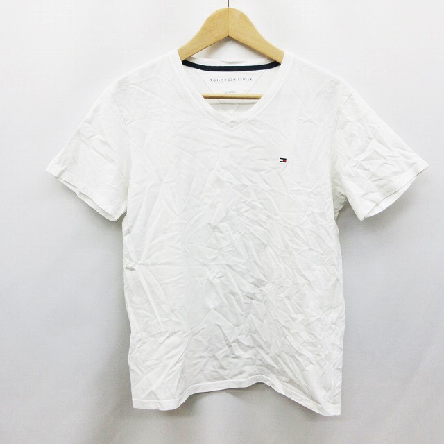 中古 トミーヒルフィガー Tommy Hilfiger Tシャツ カットソー 半袖 V