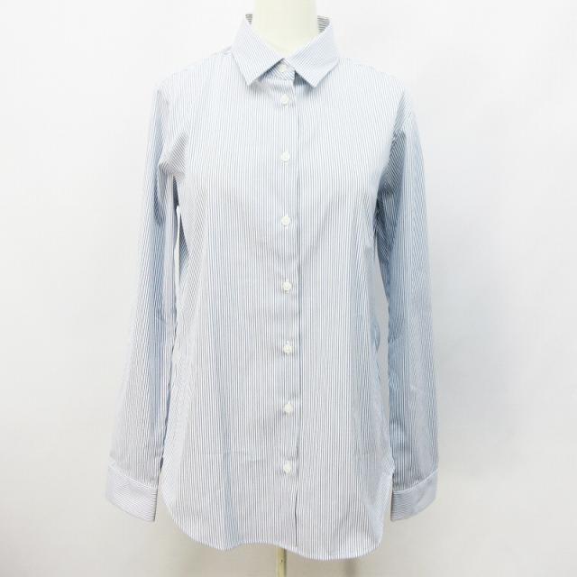 中古 ユニクロ Uniqlo シャツ ブラウス 長袖 ストライプ M 青 ブルー系 白 ホワイト系 レディースの通販はau Pay マーケット ブランド古着のベクトル 商品ロットナンバー