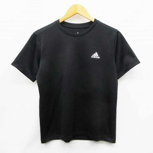 中古 アディダス Adidas キッズ 子供服 スポーツウェア Tシャツ カットソー 半袖 丸首 ロゴプリント 160 黒の通販はau Pay マーケット ブランド古着のベクトル 商品ロットナンバー