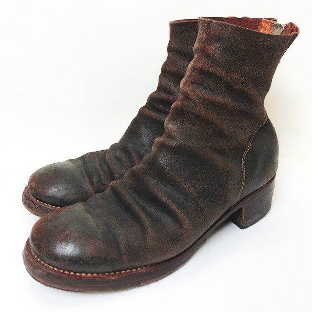 公式 グイディ Guidi Back Zip Boot 別注 バックジップブーツ 靴 赤 茶 41 メンズ 春夏新色 Wlhospitality Co Uk