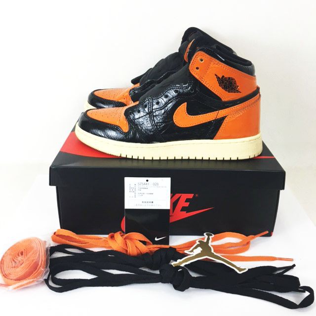 します NIKE Air Jordan 1 Retro High Shattered Backboard 3.0GS