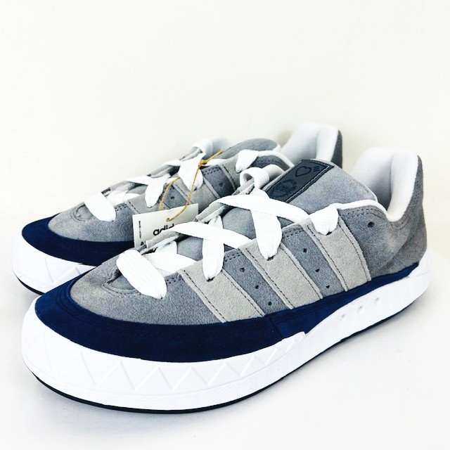 【中古】未使用品 adidas originals HUMAN MADE ADIMATIC HM GRAY AD24GD001 US11 29cm ヒューマンメイド スニーカー