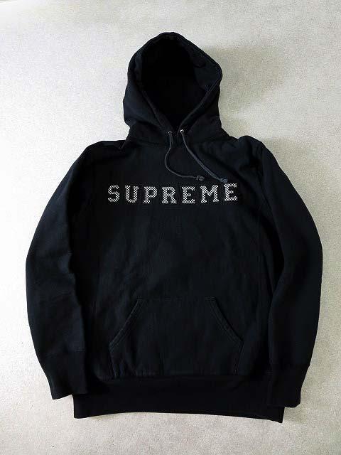 中古 シュプリーム Supreme パーカー プルオーバー パーカ フーディー ロゴ 刺繍 M 黒 ブラック 正規品 メンズの通販はau Wowma ワウマ ブランド古着のベクトル 商品ロットナンバー