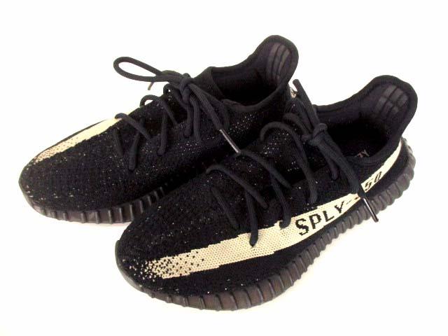 新作続 アディダス Adidas スニーカー シューズ 靴 イージー ブースト By1604 350 白 V2 Boost 黒 Yeezy
