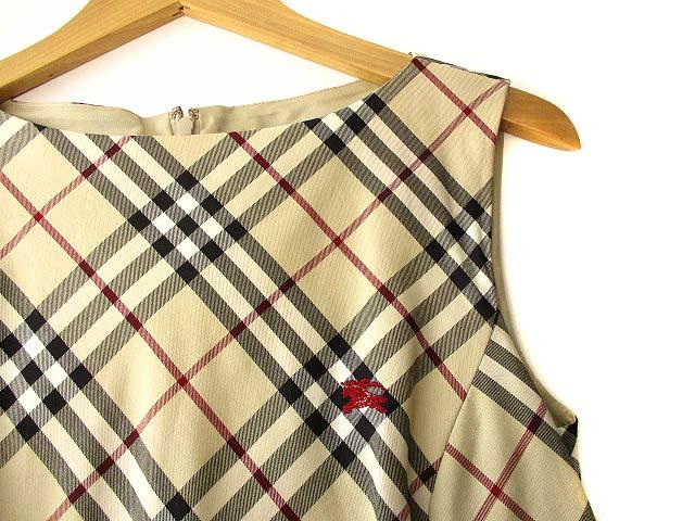 中古 バーバリーブルーレーベル Burberry Blue Label ノースリーブ ワンピース ロング チェック バックファスナーの通販はau Pay マーケット ブランド古着のベクトル 商品ロットナンバー