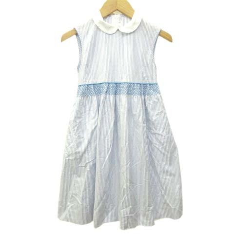 中古 プチフルール Petite Fleur スモッキング ワンピース キッズ 女の子 子供服 ノースリーブ 130 水色 Bの通販はau Wowma ワウマ ブランド古着のベクトル 商品ロットナンバー