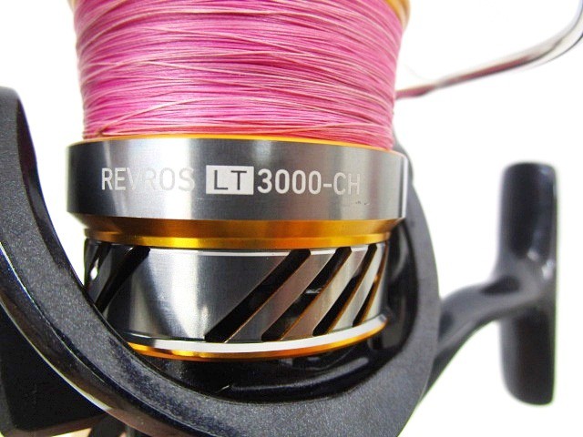 中古 ダイワ Daiwa Revros Lt3000 Ch スピニング リール レブロス 海釣り 左ハンドル 黒 ブラック ゴールドの通販はau Pay マーケット ブランド古着のベクトル 商品ロットナンバー