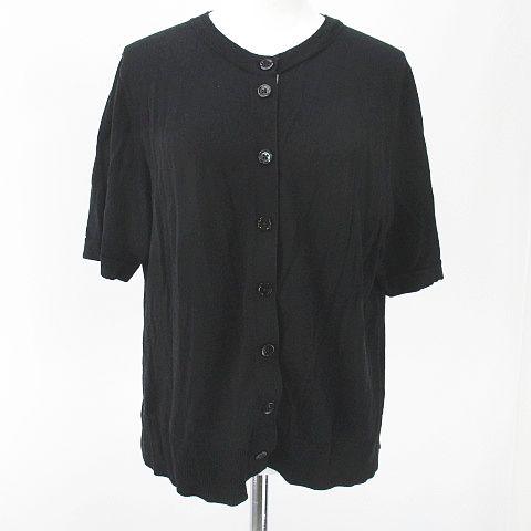 中古 ポールスミス Paul Smith 五分袖 カーディガン ニット Xl ブラック 絹 シルク ボタン リブ オンワード樫山 綿の通販はau Wowma ワウマ ブランド古着のベクトル 商品ロットナンバー