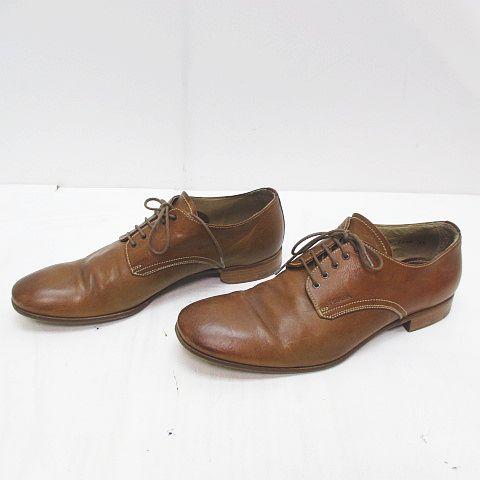 クリアランス プラダ Prada ビジネスシューズ レース 6 5 ブラウン 茶 レザー 革靴 メンズ 最先端 Www Iacymperu Org
