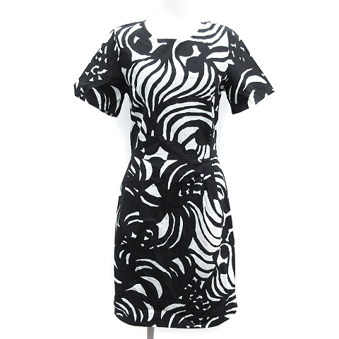 中古 マリメッコ Marimekko ワンピース ひざ丈 タイト 半袖 総柄 36 黒 ブラック グレー Yt レディースの通販はau Pay マーケット ブランド古着のベクトル 商品ロットナンバー