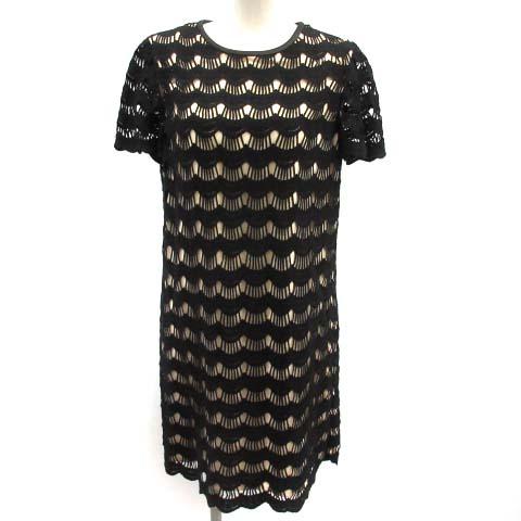 中古 ケイトスペード Kate Spade ワンピース レース ひざ丈 半袖 4 黒 ブラック Ek レディースの通販はau Pay マーケット ブランド古着のベクトル 商品ロットナンバー