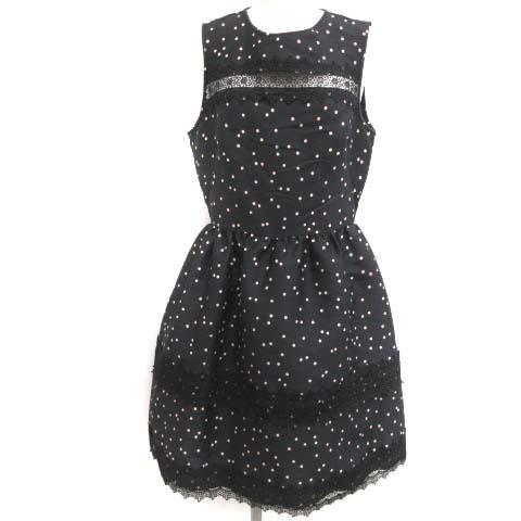 割引 未使用品 Pay ケイトスペード Kate Spade 4 黒 S ワンピース Ek ドット レース ひざ丈 ノースリーブ 黒 Ek レディース ワンダープライス D5a53c3e Lomse Coddy Com Mx