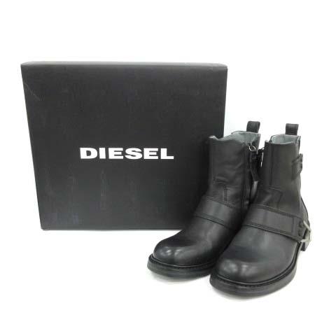 超激得低価 ディーゼル DIESEL 2019年 D-JACK BELTEDブーツ ショート サイドジップ レザー 40 25.5cm 黒 ブラック メンズの通販はau PAY マーケット - ブランド古着のベクトル|商品ロットナンバー:497255135 豊富な