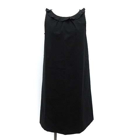 国内正規品 限定 ポールカ Paule Ka Iconics ワンピース ひざ丈 ノースリーブ 襟 36 S 黒 ブラック Kh レディース 大特価アウトレット Www Endocenter Com Ua