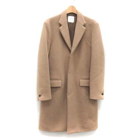 最安 ユナイテッドトウキョウ 15aw 1 S メルトンチェスターコート アウター ミドル丈 ミディアム ベージュ メンズ 人気の Carlavista Com