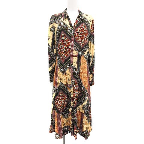 最新モデルが入荷 グレースコンチネンタル aw ワンピース ロング 長袖 インナーキャミワンピ 花柄 38 M 黒 レディース 期間限定送料無料 Carlavista Com