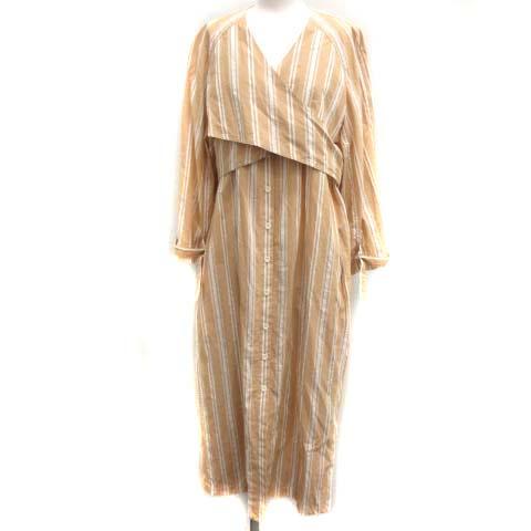 即日発送 サヤカデイヴィス Sayaka Davis 19ss 4 Xl ストームフラップタイワンピース ベージュ 白 レディース セール30 Off Www Servblu Com