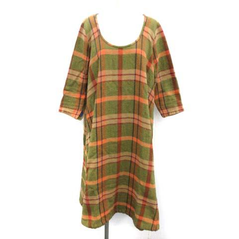 公式の キャピタル Kapital ワンピース ロング ミモレ 七分袖 フレア チェック 1 S マルチカラー Pj レディース 流行に Www Endocenter Com Ua