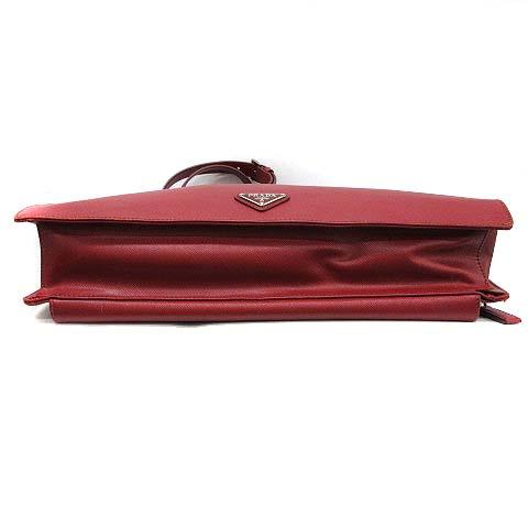 のある プラダ ビジネスバッグ ブリーフケース ハンドバッグ トートバッグ ショルダーバッグ 2way ボルドー 赤の通販はau Pay マーケット ブランド古着のベクトル 商品ロットナンバー もしくは