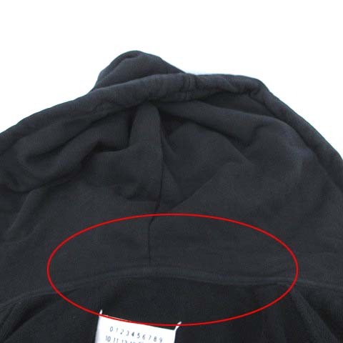 サイズ マルタンマルジェラ 48 M 黒 メンズの通販はau PAY マーケット - ブランド古着のベクトル｜商品ロットナンバー：509492476 14 メゾンマルジェラ ステレオタイプ フーディー パーカー ジップアップ ブラック