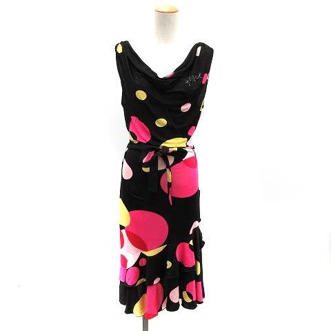 国内正規品 ブルーガール ブルマリン Blugirl Blumarine ワンピース ロング ノースリーブ 総柄 40 L 黒 ブラック ピンク 予約販売品 Farmerscentre Com Ng