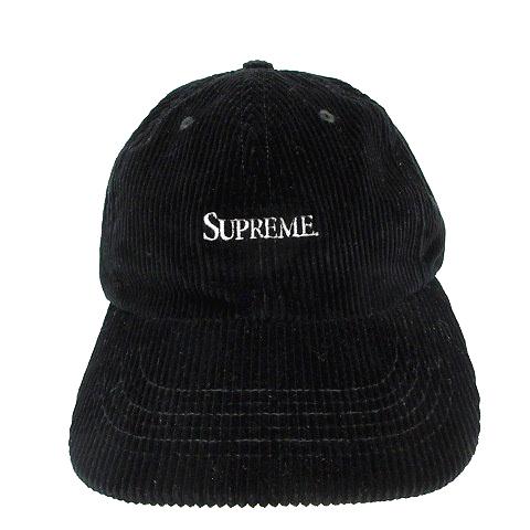 お洒落無限大 シュプリーム Supreme 帽子 キャップ 野球帽 ロゴ コーデュロイ 黒 ブラック Sr26 メンズ 選べるサイズ展開 Mawaredenergy Com